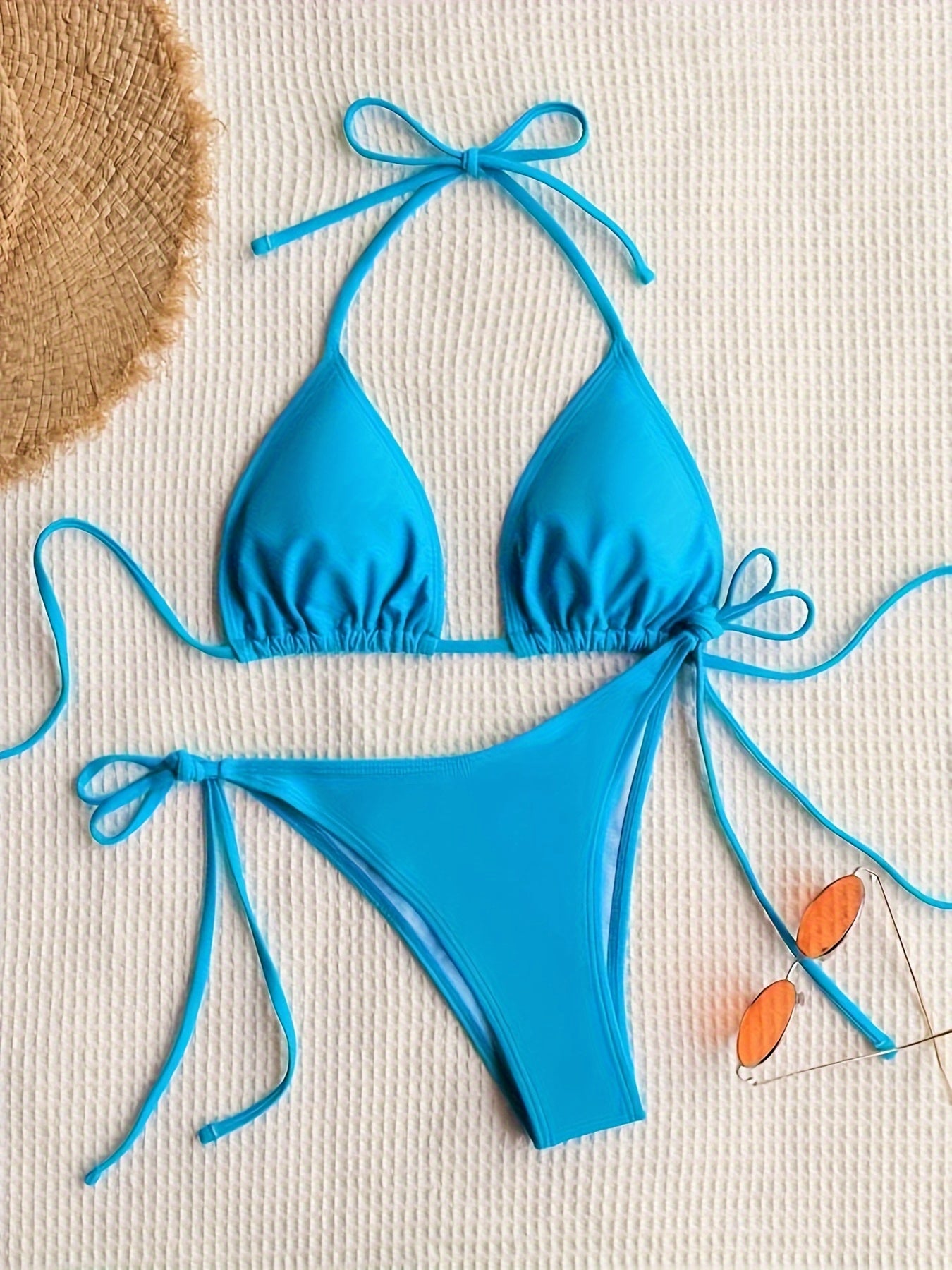 COLLECTION 2025 bikini  brésilien 2 pièces LAGUNA bleu