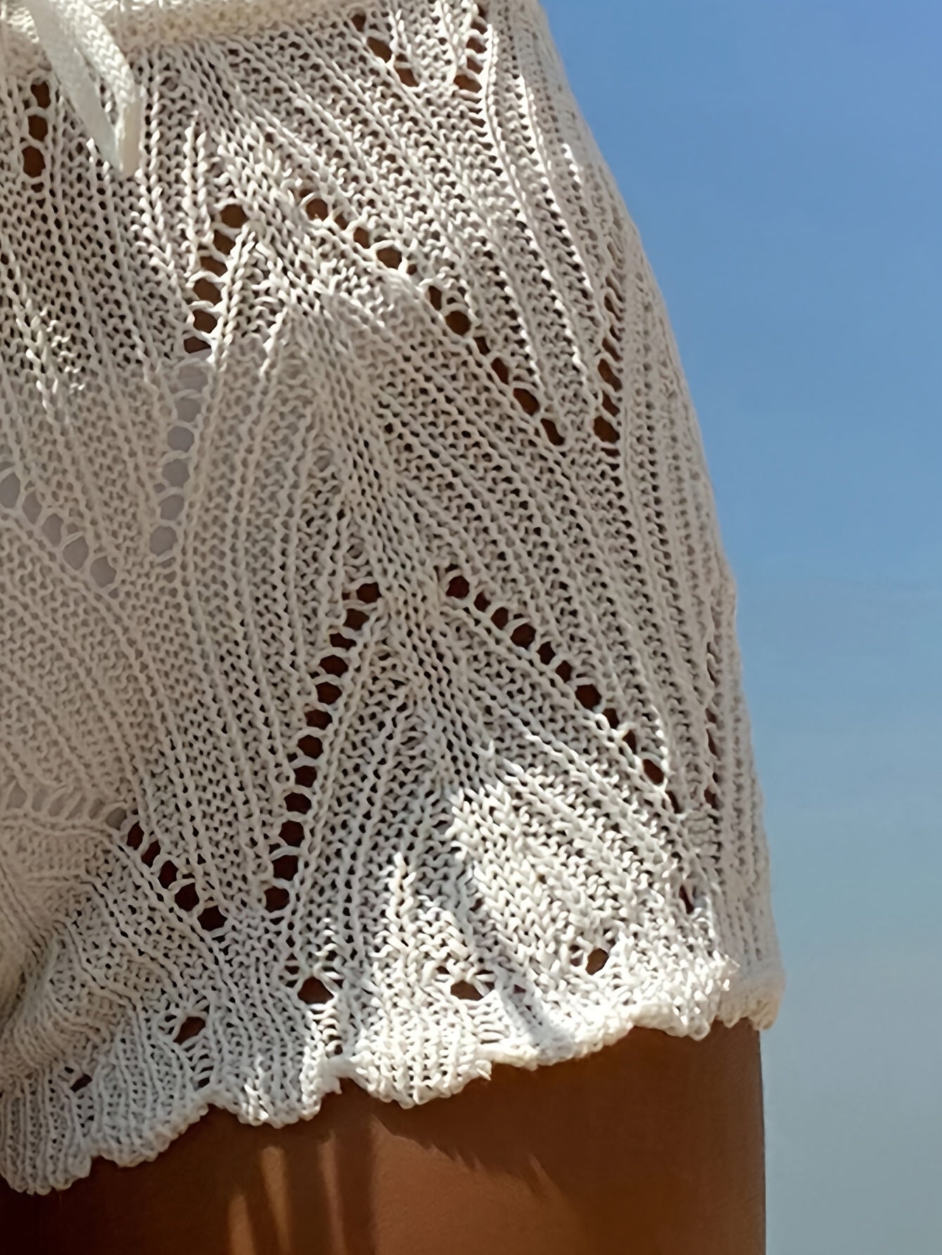 COLLECTION 2025 short crochet NAVAGIO blanc