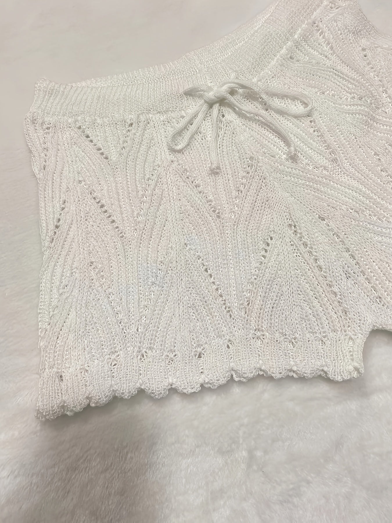 COLLECTION 2025 short crochet NAVAGIO blanc