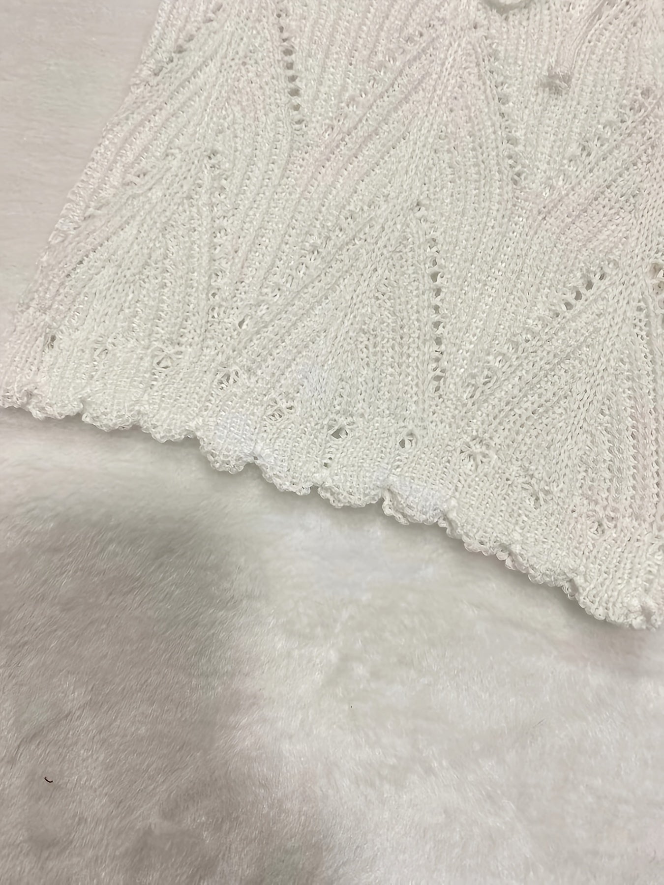 COLLECTION 2025 short crochet NAVAGIO blanc